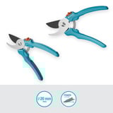 GARDENA 12230-20, Sécateur Turquoise