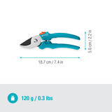 GARDENA 12230-20, Sécateur Turquoise
