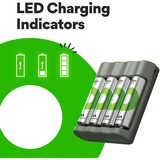 GP Batteries GPRCKCHB441U402, Chargeur Gris