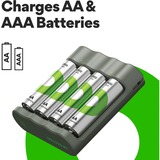 GP Batteries GPRCKCHB441U402, Chargeur Gris