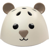 HUDORA Casque enfant Beary, Casque de protection Moka