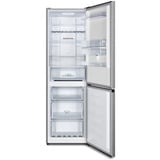 Hisense RB3N300NMCC Pose libre 304 L C Acier inoxydable, Combination Réfrigérateur / congélateur Acier inoxydable, 304 L, No Frost (réfrigérateur), SN-T, 6 kg/24h, C, Acier inoxydable