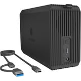 ICY BOX Dual bay, HDD/SSD USB 3.2, Boîtier RAID Noir
