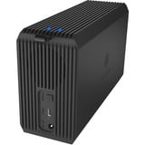 ICY BOX Dual bay, HDD/SSD USB 3.2, Boîtier RAID Noir