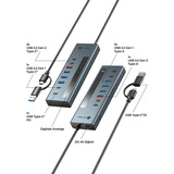 ICY BOX IB-HUB1743-CPD, Hub USB Anthracite
