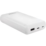 Intenso XS20000 Powerbank Zusatzakku LiPo 20000 mAh 7313552 Lithium Polymère (LiPo) Blanc Blanc, 20000 mAh, Lithium Polymère (LiPo), 3,7 V, Blanc