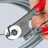 KNIPEX Coupe-câbles Bowden 95 61 150, Tenailles de cran gainées en plastique, noire atramentisée