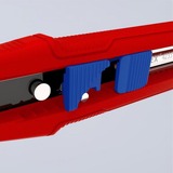 KNIPEX Couteau universel CutiX, Cutter Rouge/Bleu, 2 lames incluses