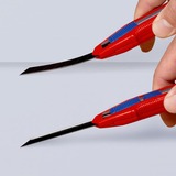 KNIPEX Couteau universel CutiX, Cutter Rouge/Bleu, 2 lames incluses