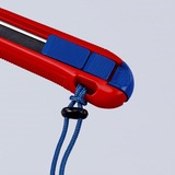 KNIPEX Couteau universel CutiX, Cutter Rouge/Bleu, 2 lames incluses