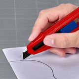 KNIPEX Couteau universel CutiX, Cutter Rouge/Bleu, 2 lames incluses