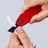 KNIPEX Couteau universel CutiX, Cutter Rouge/Bleu, 2 lames incluses