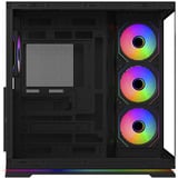 Krux Atron boîtier midi tower Noir | 2x USB-A | 1x USB-C | RGB | Verre Trempé
