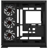 Krux Atron boîtier midi tower Noir | 2x USB-A | 1x USB-C | RGB | Verre Trempé