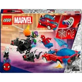 LEGO Marvel - La voiture de course de Spider-Man contre le Bouffon Vert venomisé, Jouets de construction 76279