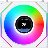 Lian Li UNI FAN SL-INF LCD FLEX ventilateur de boîtier RGB  Blanc, 120 x 124 x 28 mm, PWM