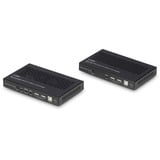 Lindy Extendeur KVM Cat.6A 100m HDBaseT 3.0, Switch KVM Noir