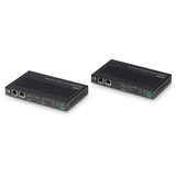 Lindy Extendeur KVM Cat.6A 100m HDBaseT 3.0, Switch KVM Noir