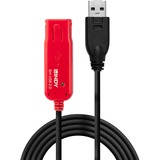 Lindy Rallonge active USB 2.0 Pro, 8m, Câble d'extension Noir/Rouge, 8m, Noir, 0 - 50 °C, -20 - 60 °C, CE, UKCA, FCC, RoHS, REACH, California Proposition 65, 8 m, 280 g