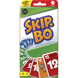 Mattel Skip-Bo, Jeu de cartes Multilingue, 2 - 6 joueurs, 20 minutes, 7 ans et plus