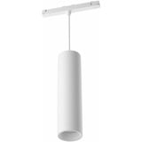 Philips Hue Lampe pendante cylindrique Perifo Blanc, Philips Hue White and Color ambiance Suspension cylindrique Perifo, Eclairage intelligent par suspension, Bluetooth, Blanc, LED intégrée, Métal, Blanc