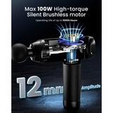 Renpho Power+ Thermacool Massage Gun, Appareil de massage Noir