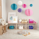 Room Copenhagen Brique de rangement LEGO 4 Couvercle supérieur pailleté, Boîte de rangement Bleu clair/transparent