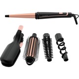 Rowenta Infinite Looks CF4231 Multistyler À chaleur Noir, Bronze 1,8 m Noir/abricot, Multistyler, À chaleur, Barre de défilement, Forme de baril raide, 190 °C, 60 s