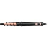 Rowenta Infinite Looks CF4231 Multistyler À chaleur Noir, Bronze 1,8 m Noir/abricot, Multistyler, À chaleur, Barre de défilement, Forme de baril raide, 190 °C, 60 s