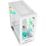 Sharkoon Rebel C60 RGB, Boîtier PC Blanc, 2x USB-A | 1x USB-C | RGB | Tempered Glass