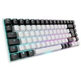 Sharkoon SKILLER SGK50 S3 RGB clavier gaming mécanique Blanc, Layout FR (AZERTY), Gateron Yellow, 75%