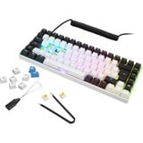 Sharkoon SKILLER SGK50 S3 RGB clavier gaming mécanique Blanc, Layout FR (AZERTY), Gateron Yellow, 75%