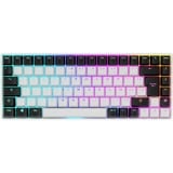 Sharkoon clavier gaming Blanc, Layout FR, Gateron Yellow