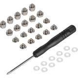 SilverStone CA03 Unique Tournevis standard, Jeu de vis 12 g, 46 mm, 0,8 mm, 135 mm, Noir