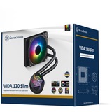 SilverStone VIDA 120 SLIM, Watercooling Noir