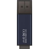 Team Group C211 lecteur USB flash 128 Go USB Type-A 3.2 Gen 1 (3.1 Gen 1) Bleu, Clé USB Gris bleu foncé, 128 Go, USB Type-A, 3.2 Gen 1 (3.1 Gen 1), Casquette, 8 g, Bleu