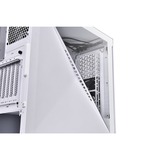 Thermaltake Divider 300 TG Air Snow Midi Tower Blanc, boîtier pc Blanc | 2x USB-A | 1x USB-C | Verre Trempé