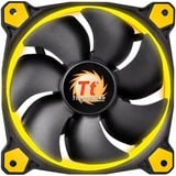 Thermaltake Riing 14 Boitier PC Ventilateur 14 cm Noir, Jaune ventilateur de boîtier Noir, 140 x 140 x 25 mm, Ventilateur, 14 cm, 1400 tr/min, 28,1 dB, 51,15 cfm, Noir, Jaune