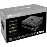 Thermaltake Toughpower TF1, 1550 Watt alimentation  Noir, 1550 W, 100 - 240 V, 1860 W, 47 - 63 Hz, 18 A, Actif