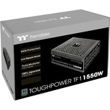 Thermaltake Toughpower TF1 alimentation modulaire 1550 watt Noir, 12x PCIe, 1550 W, 100 - 240 V, 1860 W, 47 - 63 Hz, 18 A, Actif