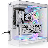Thermaltake  boîtier midi tower Blanc | 2x USB-A | 1x USB-C | Verre Trempé