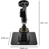 Thrustmaster AVA F/A-18 Super Hornet Noir USB Manche à air Analogique/Numérique PC, Manette de jeu Noir, Manche à air, PC, Analogique/Numérique, Avec fil, USB, USB Type-C