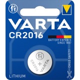 VARTA -CR2016 Piles domestiques, Batterie Batterie à usage unique, CR2016, Lithium, 3 V, 1 pièce(s), Métallique