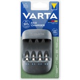 Varta Eco Charger Pile domestique Secteur, Chargeur Hybrides nickel-métal (NiMH), AA, AAA