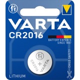 Varta -CR2016 Piles domestiques, Batterie Batterie à usage unique, CR2016, Lithium, 3 V, 1 pièce(s), Métallique