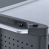 Wera Tool Rebel Werkstattwagen Stainless XXL 1, mit Bestückung, Chariot à outils Noir