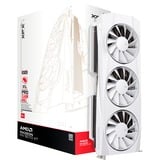XFX Radeon RX 9070 XT Quicksilver, Carte graphique Blanc