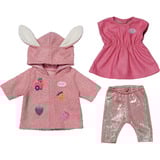 ZAPF Creation BABY born Coat Set with Dress 43cm, Accessoires de poupée BABY born Coat Set with Dress 43cm, Ensemble d'habits de poupée, 3 an(s)