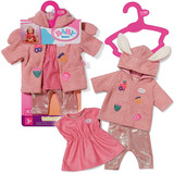 ZAPF Creation BABY born Coat Set with Dress 43cm, Accessoires de poupée BABY born Coat Set with Dress 43cm, Ensemble d'habits de poupée, 3 an(s)