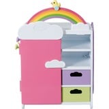 ZAPF Creation BABY born Rainbow Wardrobe, Meubles de poupées BABY born Rainbow Wardrobe, Garde-robe de poupée, 3 an(s), Batteries requises, Effets lumineux